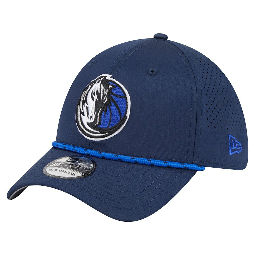 New Era Dallas Mavericks Featherweight Poly Rope Flex 39Thirty Hat Blue