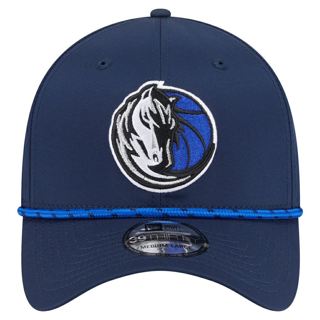 New Era Dallas Mavericks Featherweight Poly Rope Flex 39Thirty Hat Blue