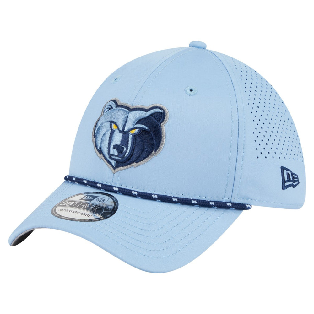New Era Memphis Grizzlies Featherweight Poly Rope Flex 39Thirty Hat Light Blue