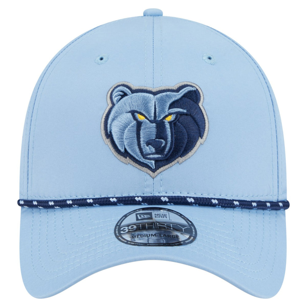 New Era Memphis Grizzlies Featherweight Poly Rope Flex 39Thirty Hat Light Blue