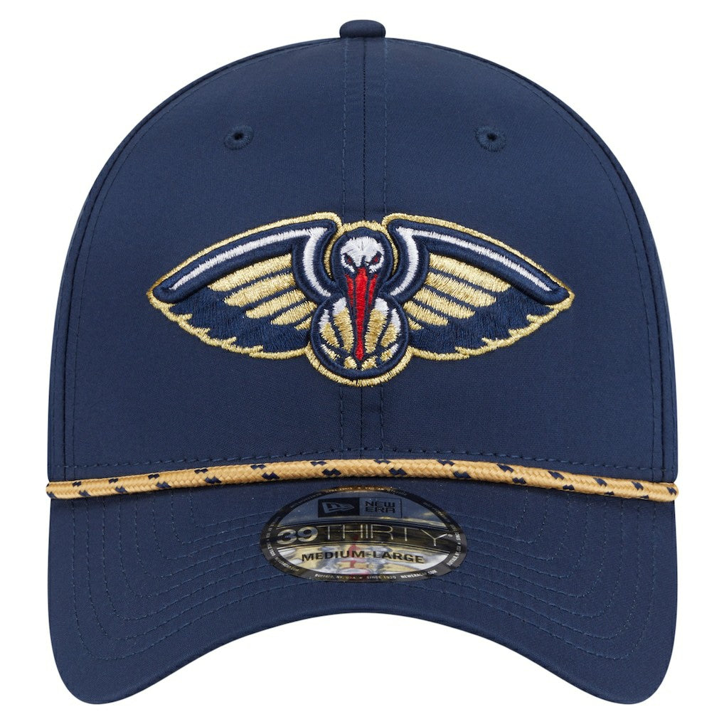 New Era New Orleans Pelicans Featherweight Poly Rope Flex 39Thirty Hat Navy