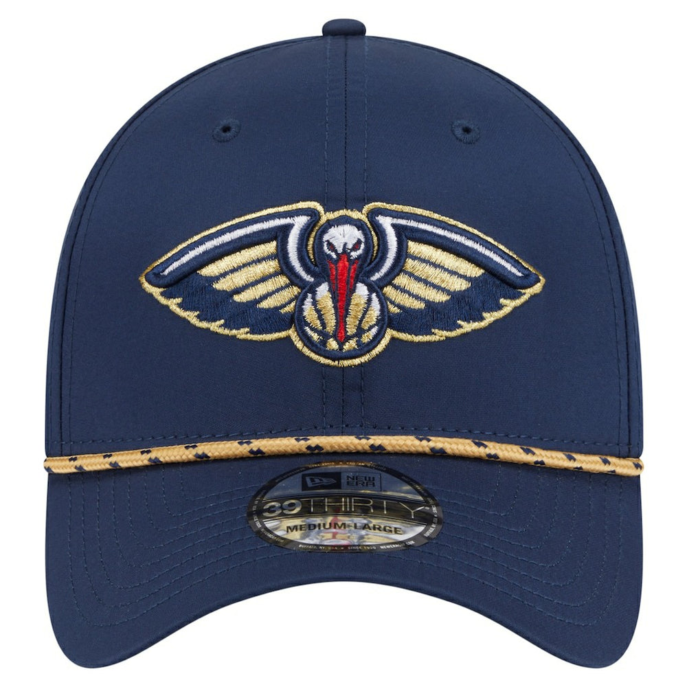 New Era New Orleans Pelicans Featherweight Poly Rope Flex 39Thirty Hat Navy