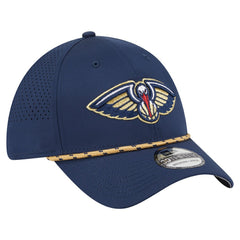 New Era New Orleans Pelicans Featherweight Poly Rope Flex 39Thirty Hat Navy
