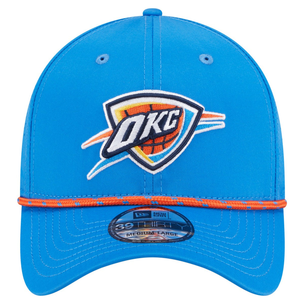 New Era Oklahoma City Thunder Featherweight Poly Rope Flex 39Thirty Hat Blue