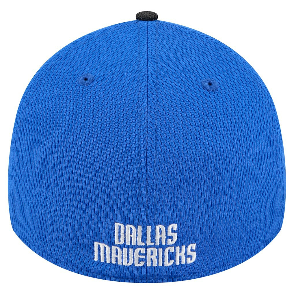 New Era Dallas Mavericks Visor Hit 39THIRTY Flex Hat Blue
