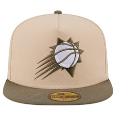 New Era Phoenix Suns Color Pack Two-Tone 59FIFTY A-Frame Fitted Hat Tan
