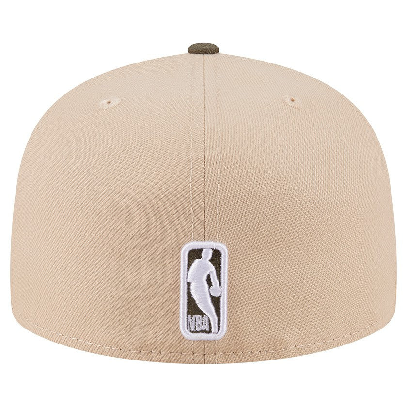 New Era Phoenix Suns Color Pack Two-Tone 59FIFTY A-Frame Fitted Hat Tan