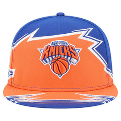 New Era New York Knicks Break 59FIFTY Fitted Hat Blue/Orange