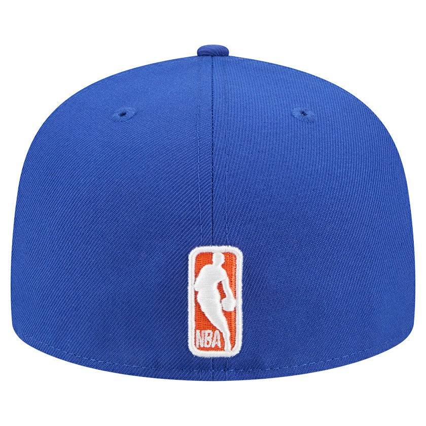 New Era New York Knicks Break 59FIFTY Fitted Hat Blue/Orange