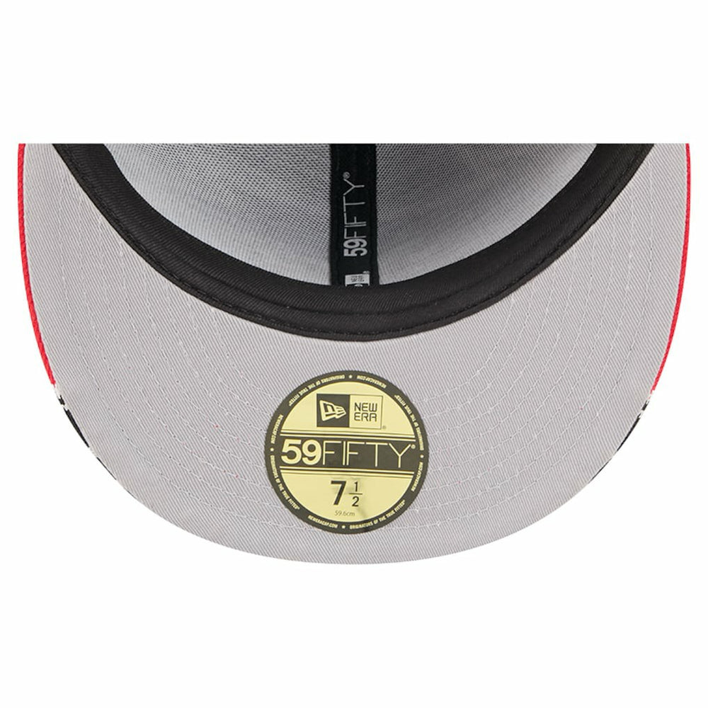 New Era Chicago Bulls Break 59FIFTY Fitted Hat Black/Red