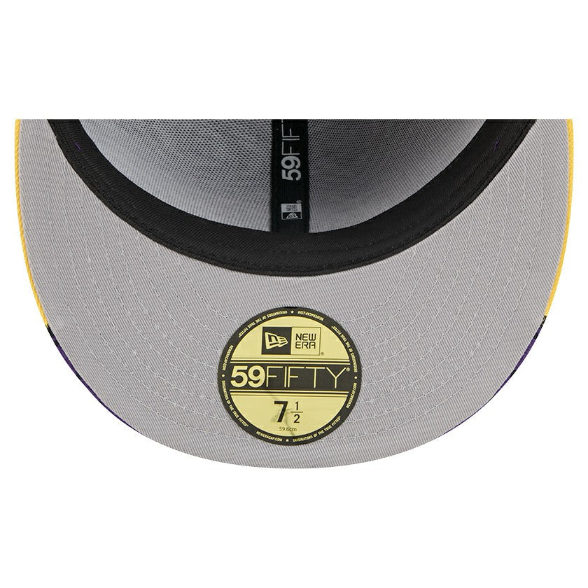 New Era Los Angeles Lakers Break 59FIFTY Fitted Hat Purple/Gold