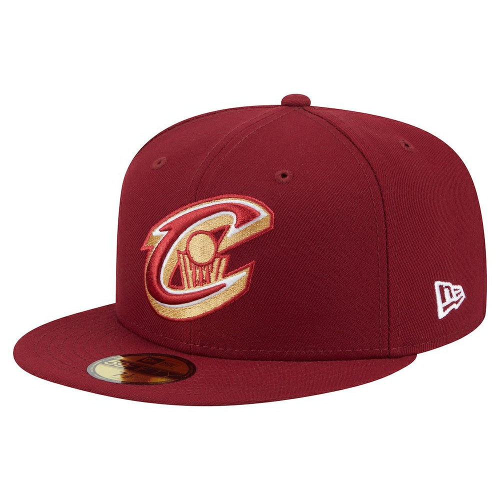 New Era Cleveland Cavaliers Deceptor 59FIFTY Fitted Hat Wine