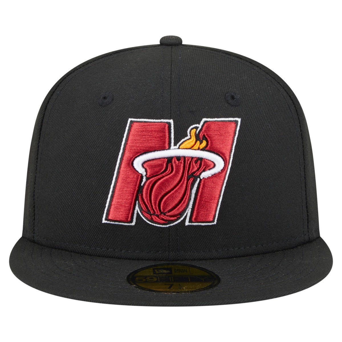 New Era Miami Heat Deceptor 59FIFTY Fitted Hat Black