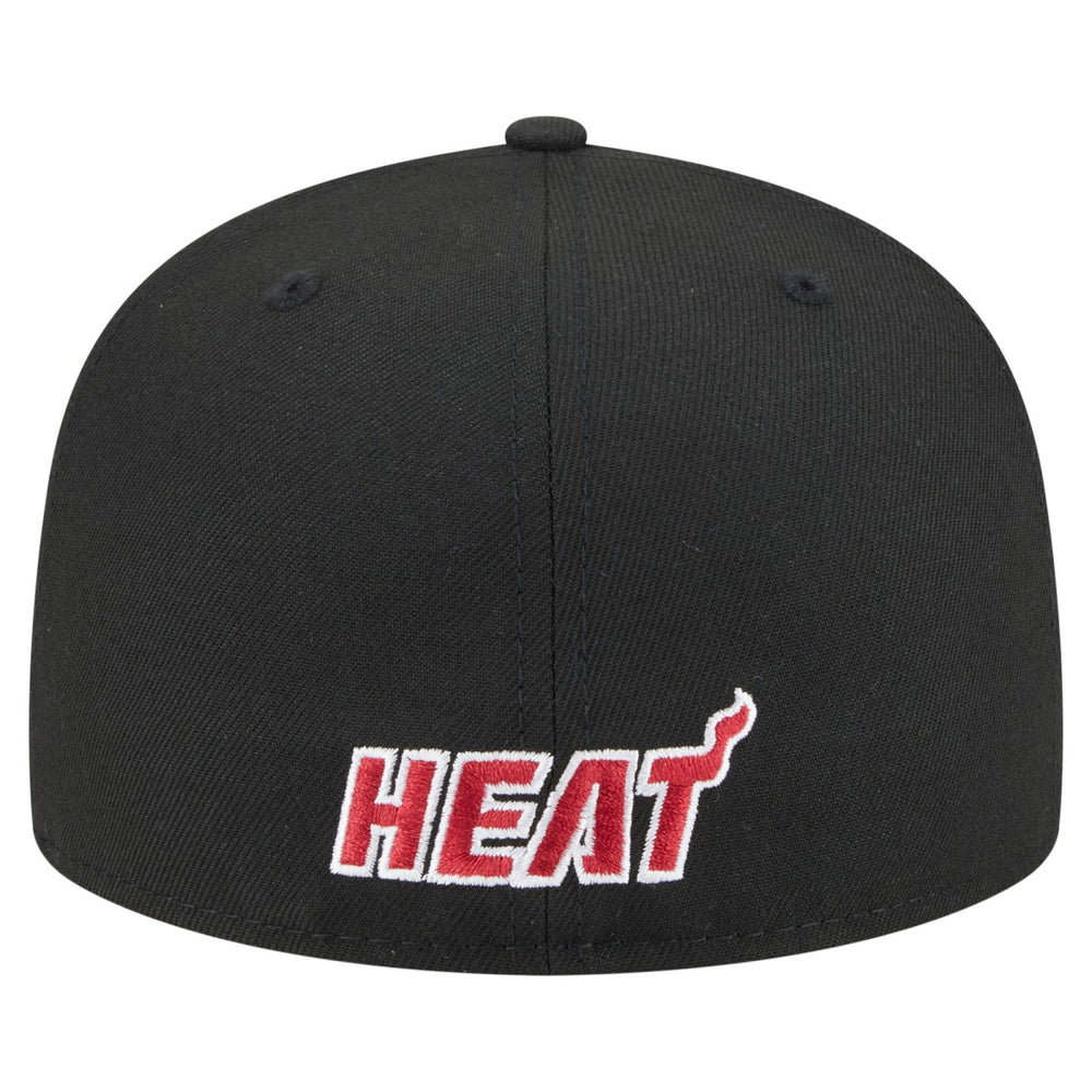 New Era Miami Heat Deceptor 59FIFTY Fitted Hat Black