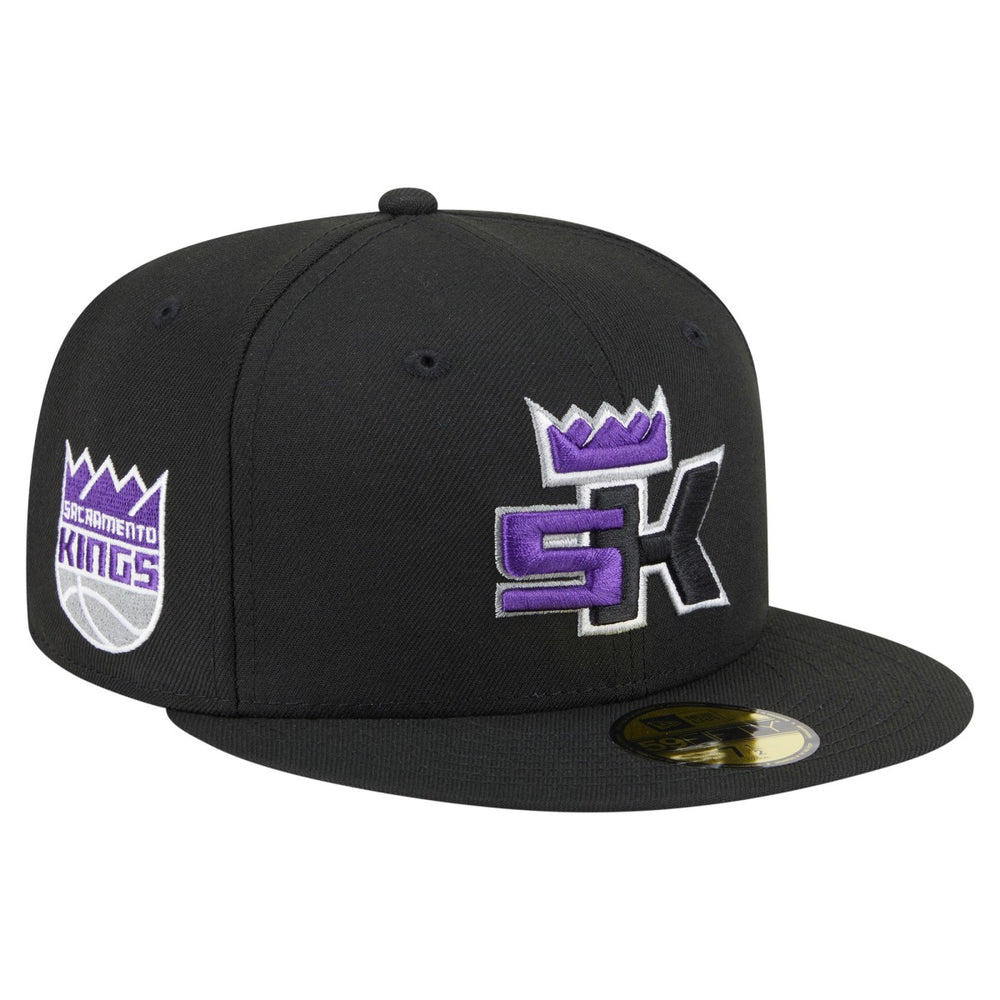 New Era Sacramento Kings Deceptor 59FIFTY Fitted Hat Black