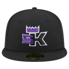 New Era Sacramento Kings Deceptor 59FIFTY Fitted Hat Black