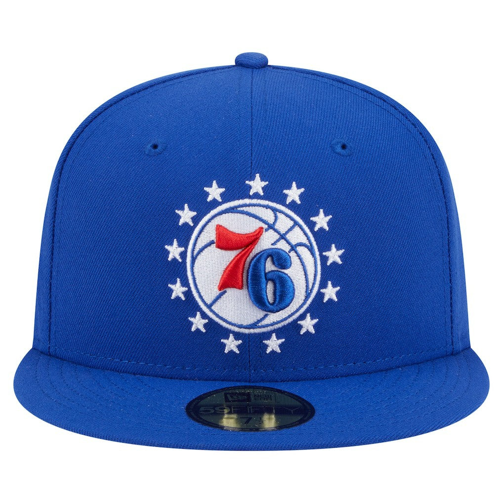 New Era Philadelphia 76ers Deceptor 59FIFTY Fitted Hat Royal
