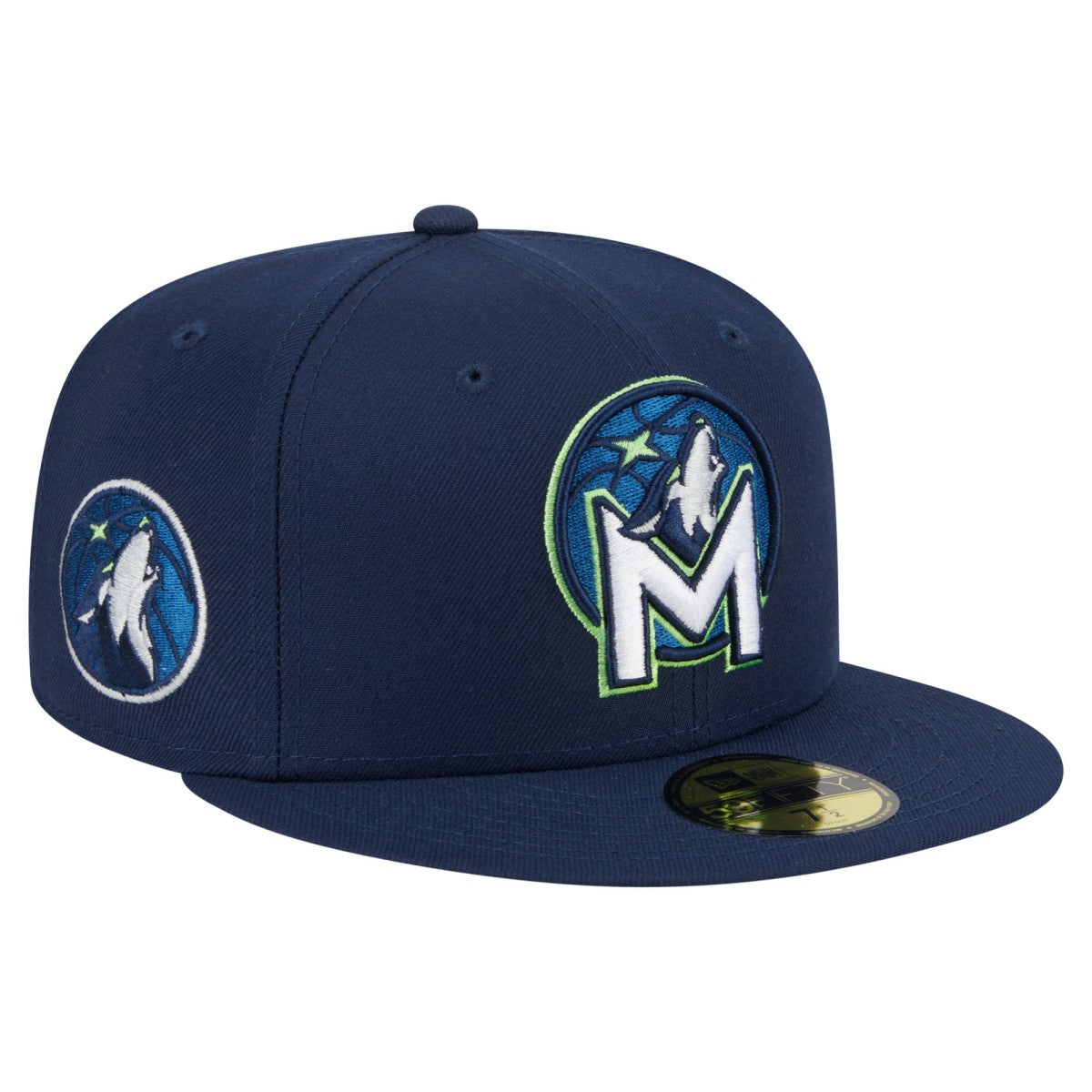 New Era Minnesota Timberwolves Deceptor 59FIFTY Fitted Hat Navy