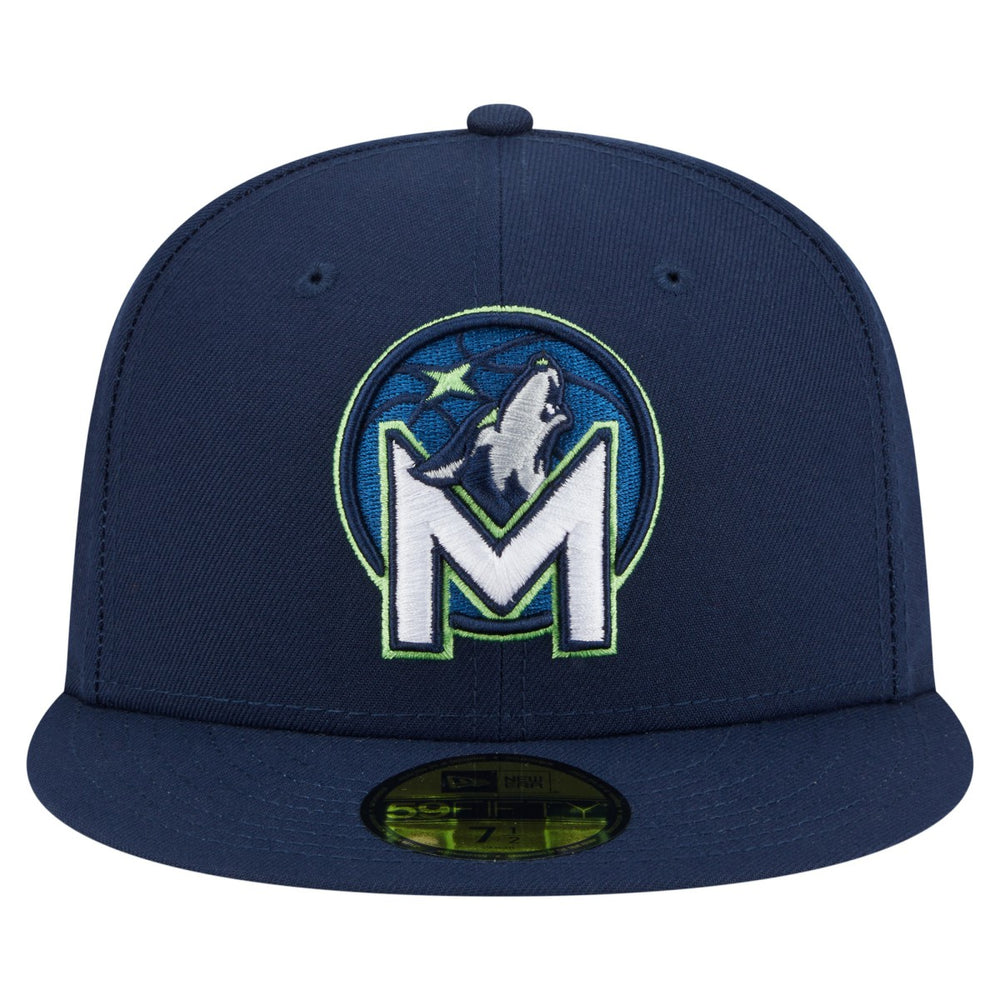 New Era Minnesota Timberwolves Deceptor 59FIFTY Fitted Hat Navy