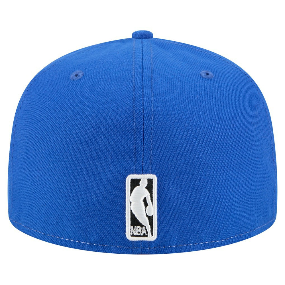 New Era Dallas Mavericks Repeat 59Fifty Fitted Hat White/Blue