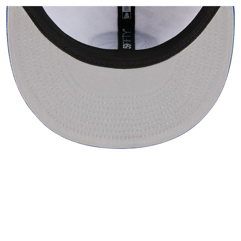 New Era Dallas Mavericks Repeat 59Fifty Fitted Hat White/Blue