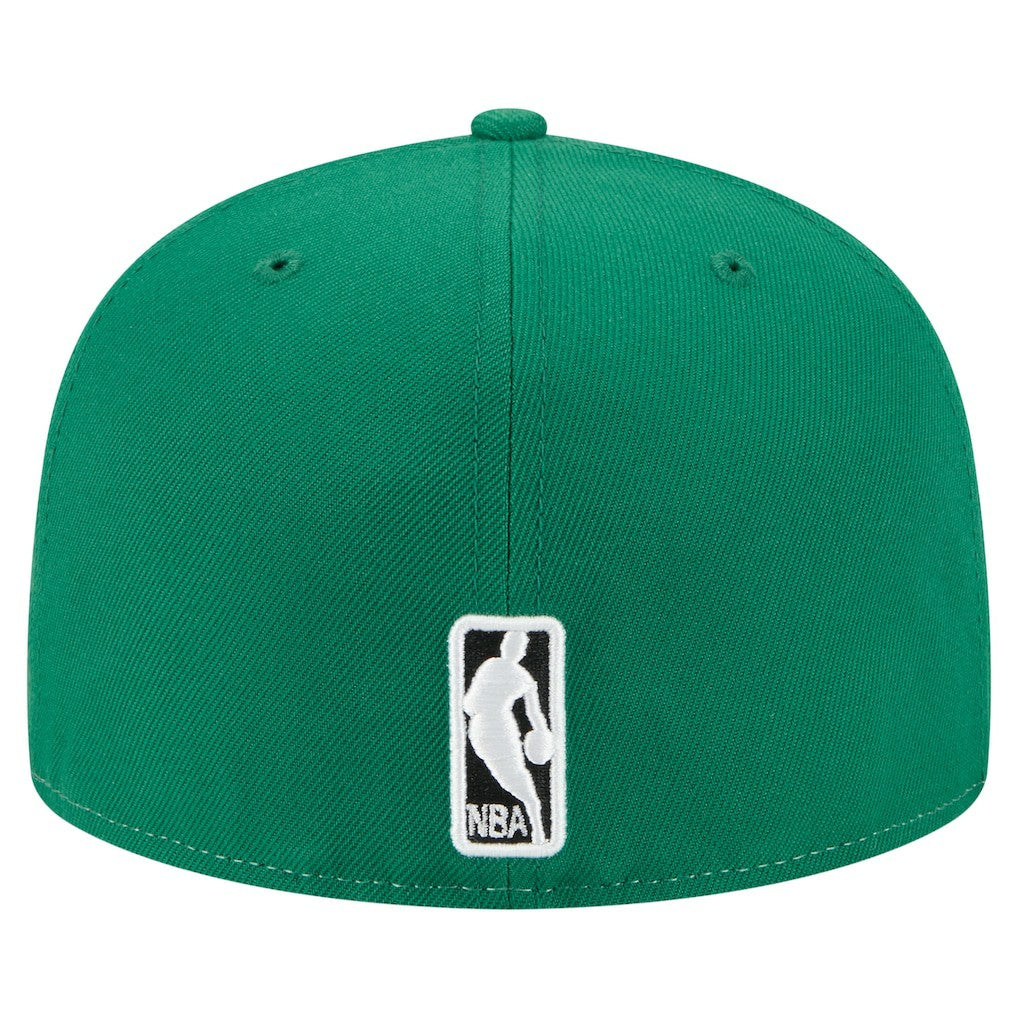 New Era Boston Celtics Repeat 59Fifty Fitted Hat White/Kelly Green