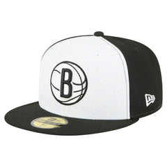 New Era Brooklyn Nets Repeat 59Fifty Fitted Hat White/Black