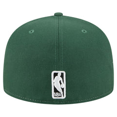 New Era Milwaukee Bucks Repeat 59Fifty Fitted Hat White/Hunter Green