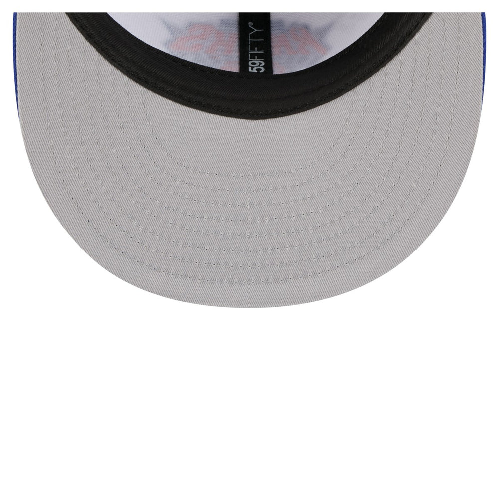 New Era New York Knicks Repeat 59Fifty Fitted Hat White/Blue