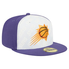 New Era Phoenix Suns Repeat 59Fifty Fitted Hat White/Purple