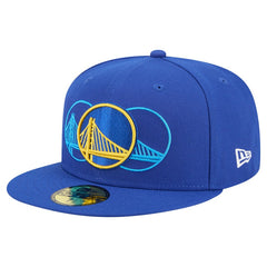 New Era Golden State Warriors Tri-Hit 59Fifty Fitted Hat Royal