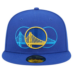 New Era Golden State Warriors Tri-Hit 59Fifty Fitted Hat Royal