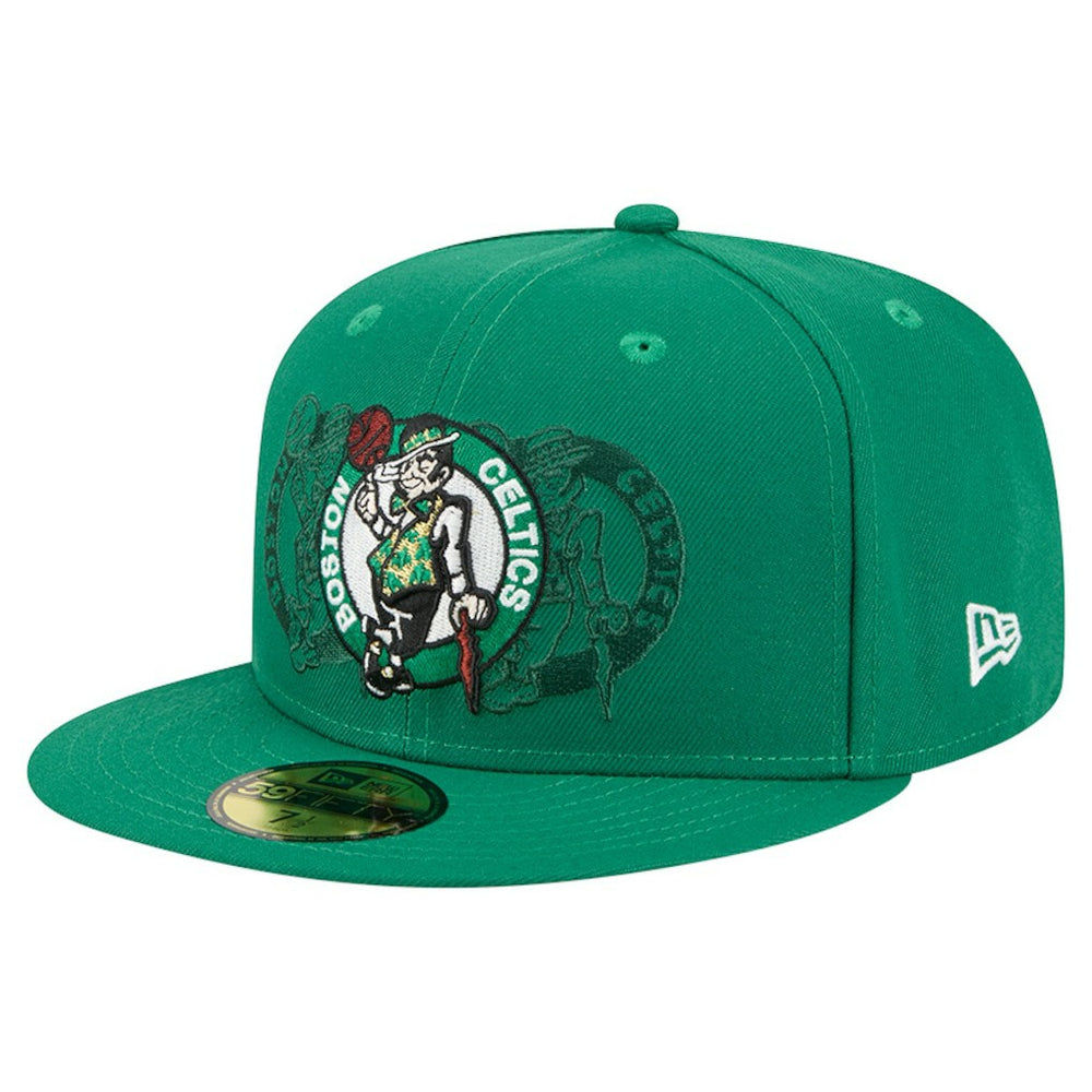 New Era Boston Celtics Tri-Hit 59Fifty Fitted Hat Kelly Green