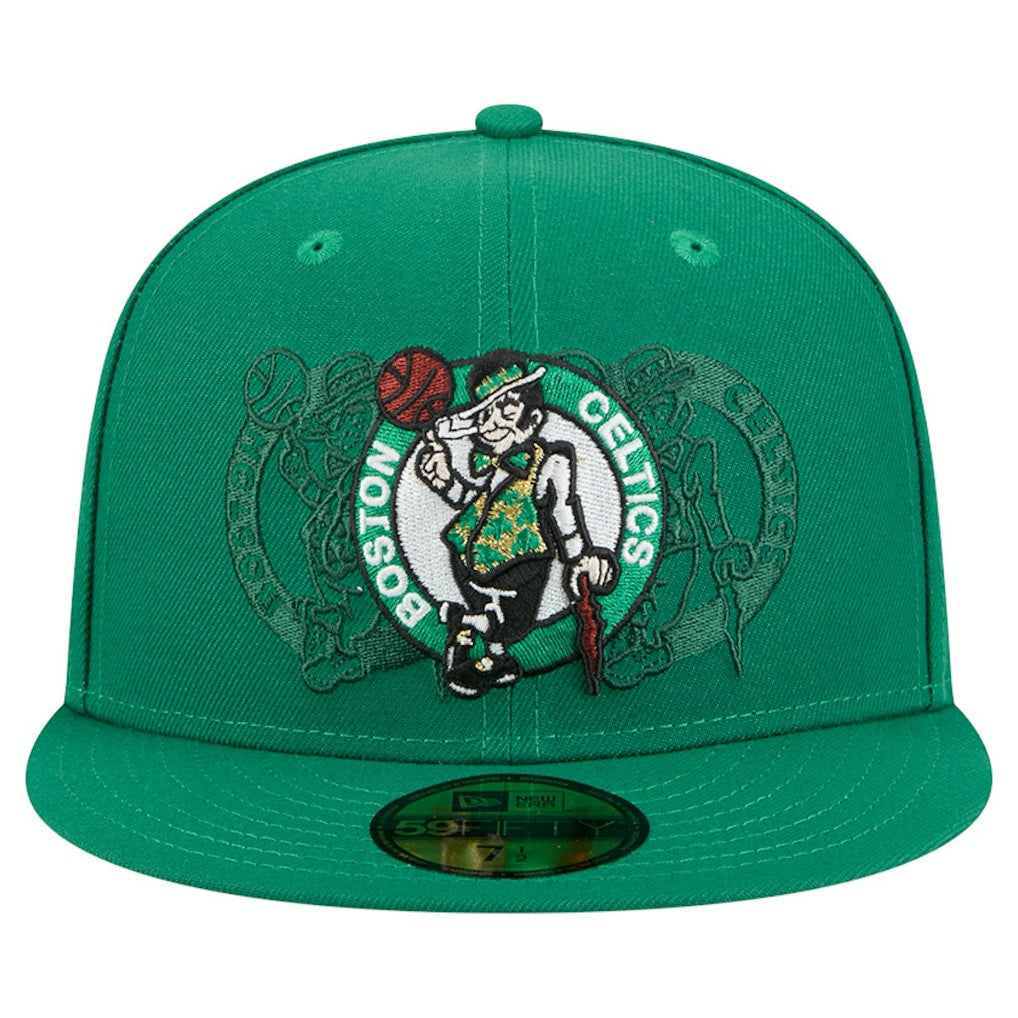New Era Boston Celtics Tri-Hit 59Fifty Fitted Hat Kelly Green
