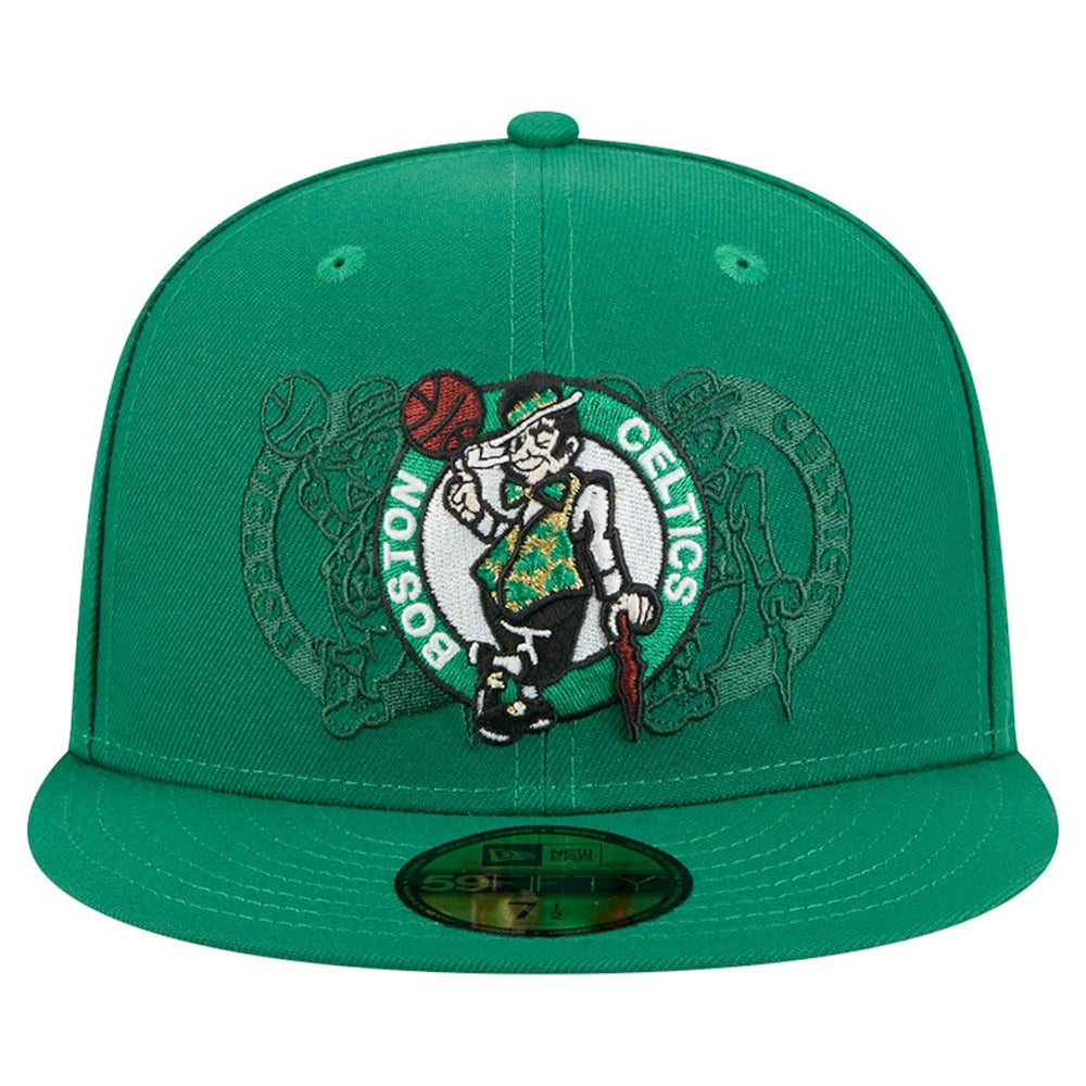 New Era Boston Celtics Tri-Hit 59Fifty Fitted Hat Kelly Green