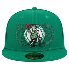 New Era Boston Celtics Tri-Hit 59Fifty Fitted Hat Kelly Green