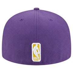 New Era Los Angeles Lakers Tri-Hit 59Fifty Fitted Hat Purple