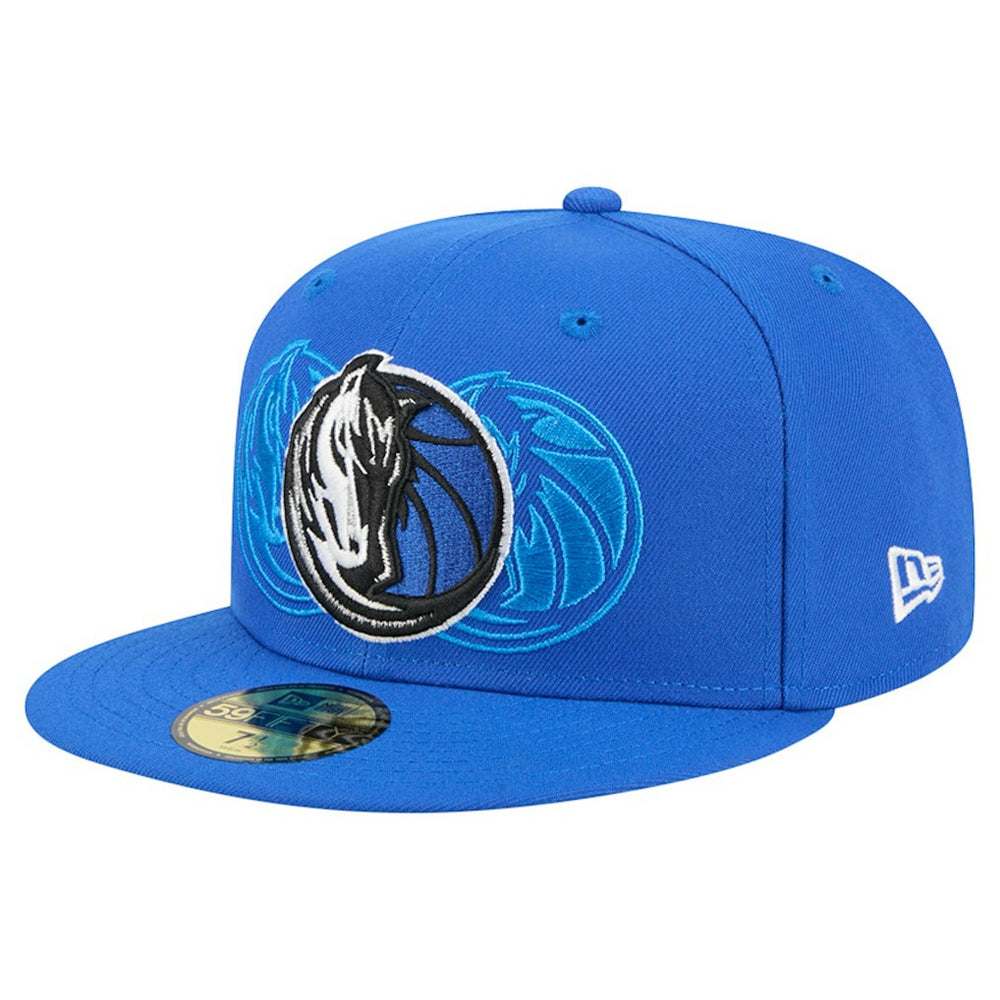 New Era Dallas Mavericks Tri-Hit 59Fifty Fitted Hat Blue