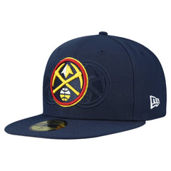 New Era Denver Nuggets Tri-Hit 59Fifty Fitted Hat Navy