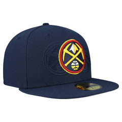New Era Denver Nuggets Tri-Hit 59Fifty Fitted Hat Navy