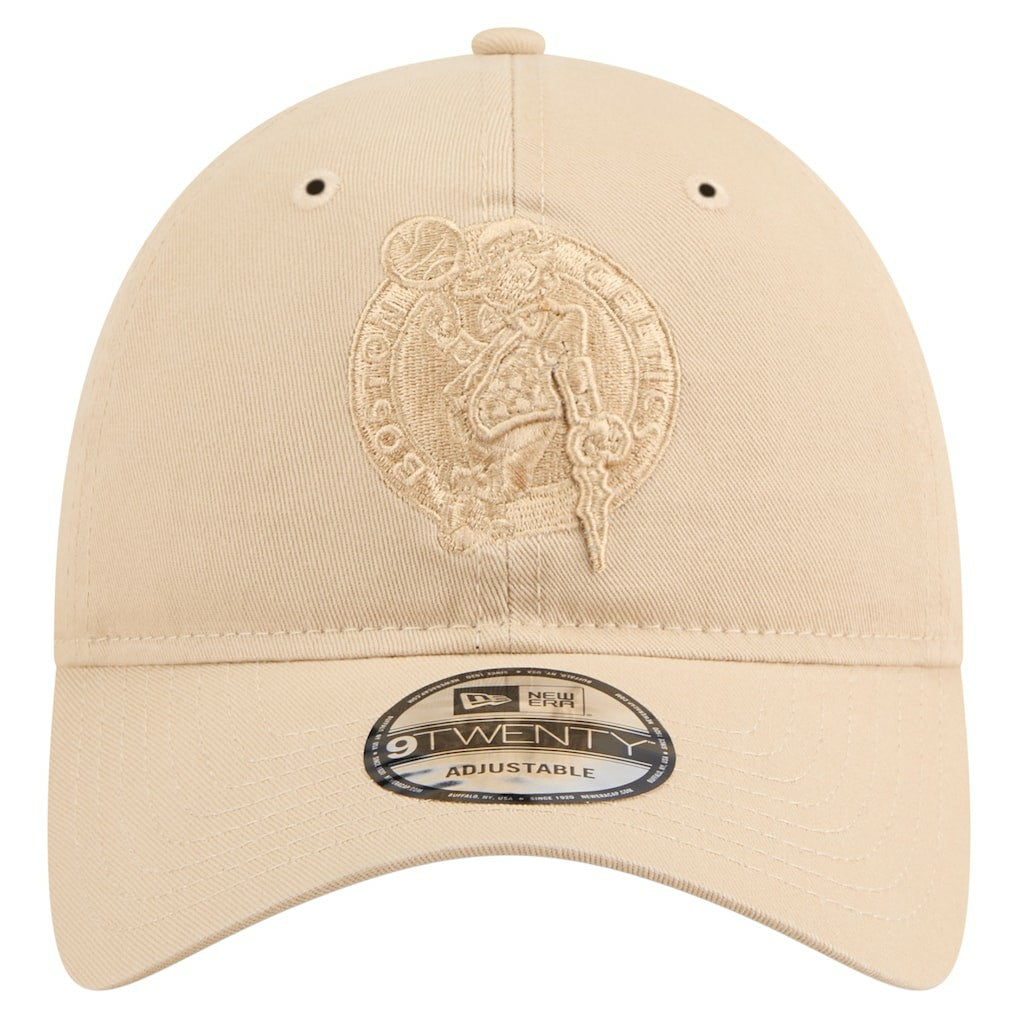 New Era Boston Celtics Color Pack Tonal 9TWENTY Adjustable Hat Khaki