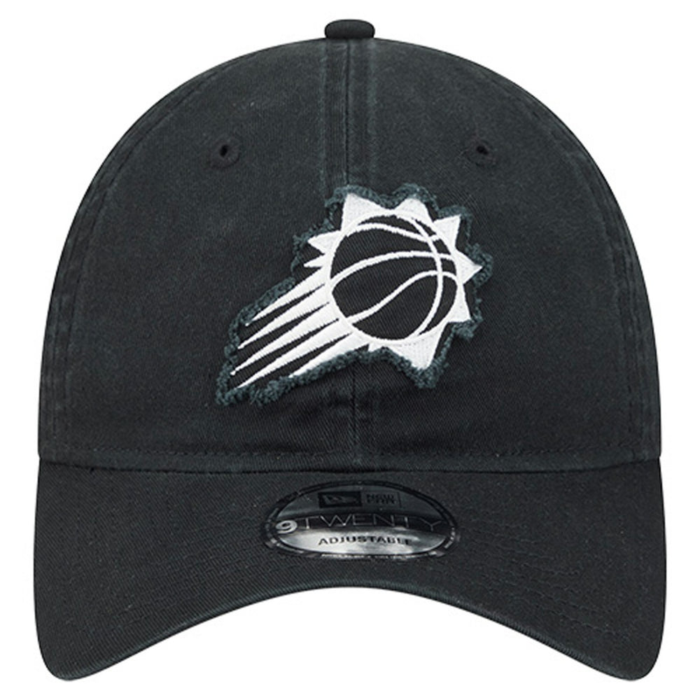 New Era Phoenix Suns Stamp Fabric Applique 9TWENTY Adjustable Hat Black