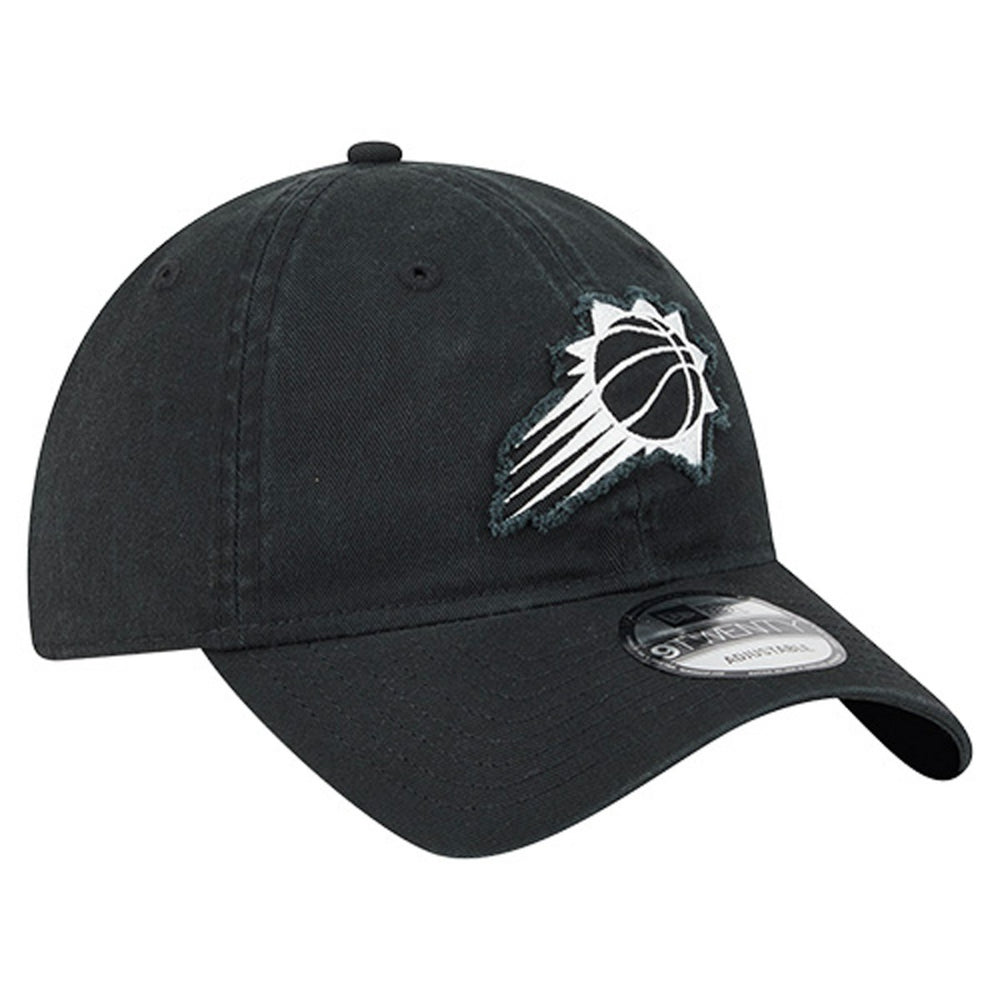 New Era Phoenix Suns Stamp Fabric Applique 9TWENTY Adjustable Hat Black