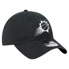 New Era Phoenix Suns Stamp Fabric Applique 9TWENTY Adjustable Hat Black