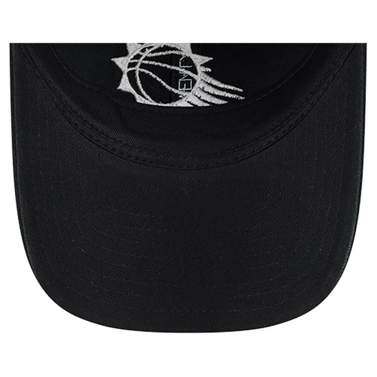 New Era Phoenix Suns Stamp Fabric Applique 9TWENTY Adjustable Hat Black