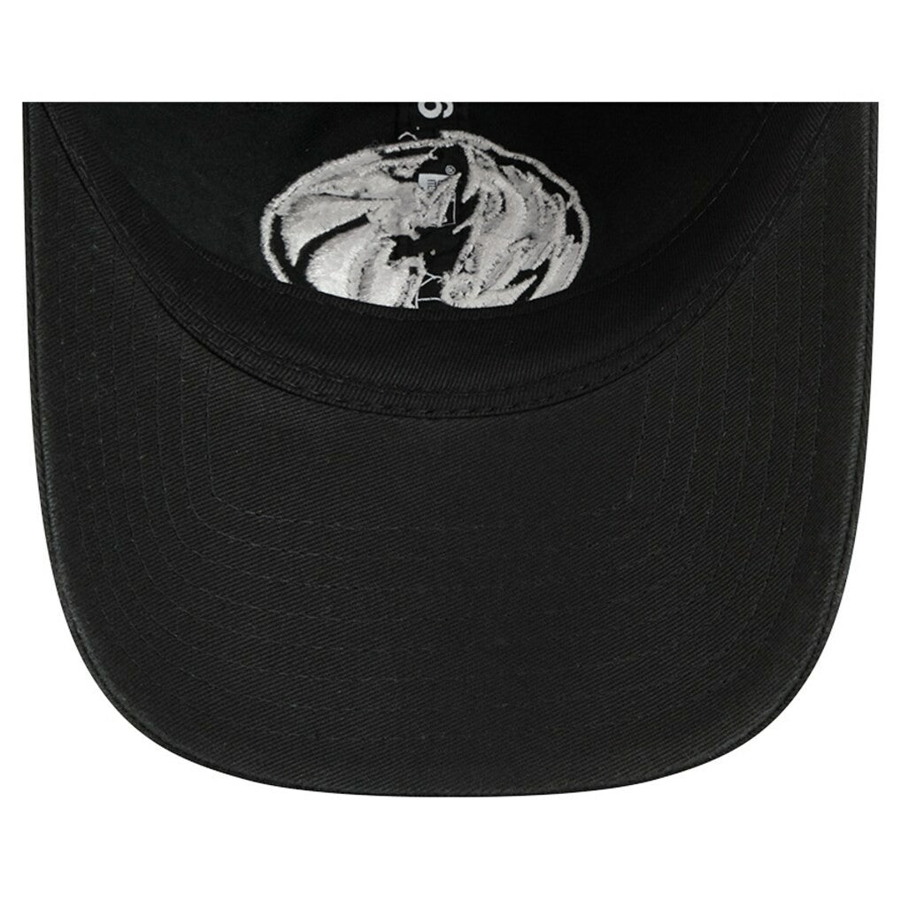 New Era Dallas Mavericks Stamp Fabric Applique 9TWENTY Adjustable Hat Black