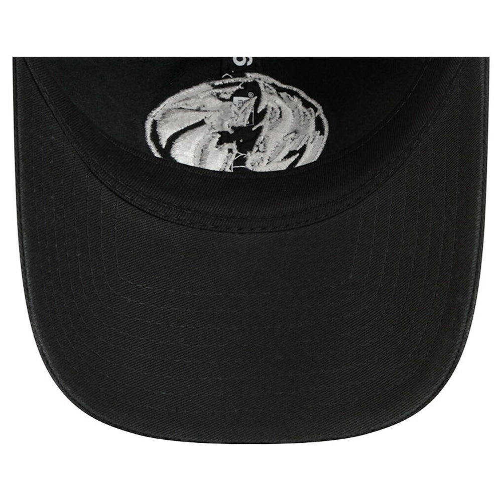 New Era Dallas Mavericks Stamp Fabric Applique 9TWENTY Adjustable Hat Black