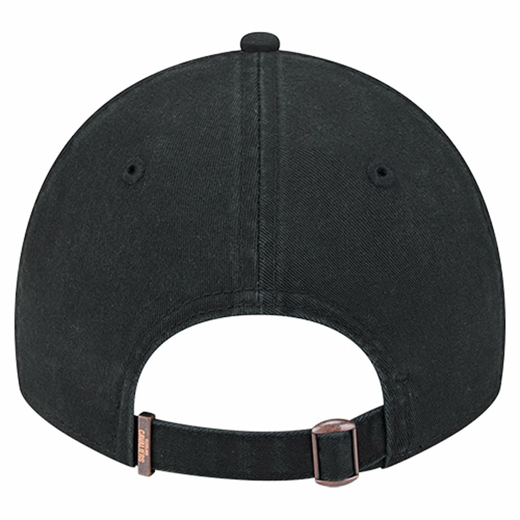 New Era Cleveland Cavaliers Stamp Fabric Applique 9TWENTY Adjustable Hat Black
