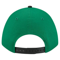 New Era Boston Celtics Bold Arch COOLERA 9FORTY A-Frame M-Crown Adjustable Hat Kelly Green