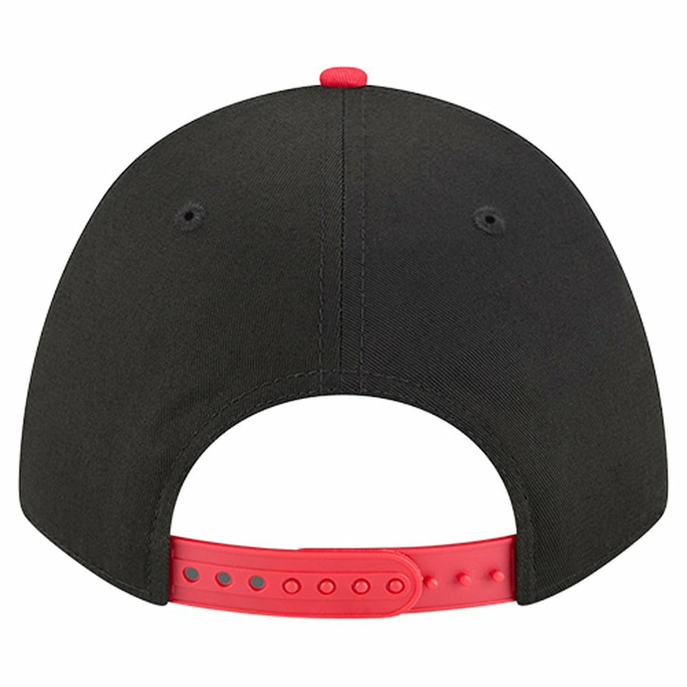 New Era Chicago Bulls Bold Arch COOLERA 9FORTY A-Frame M-Crown Adjustable Hat Black